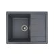 Гранитная кухонная мойка VALESO INTENSO 6550 матовая Серый муссон