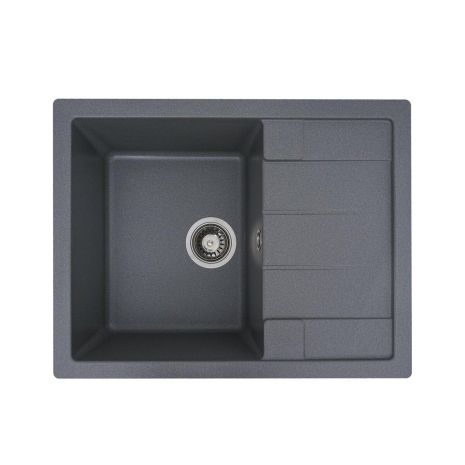 Гранитная кухонная мойка VALESO INTENSO 6550 матовая Серый муссон