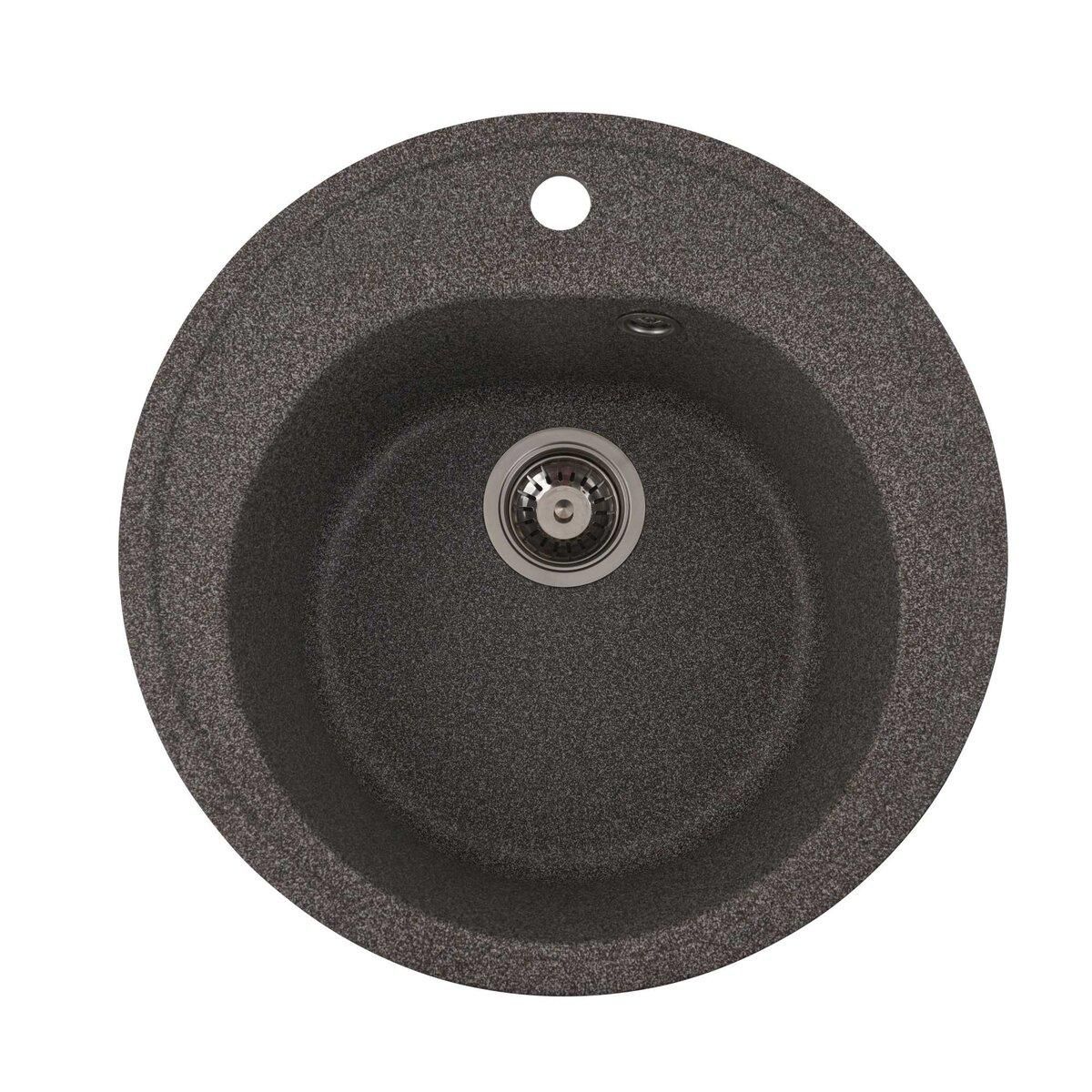 Гранітна кухонна мийка VALESO LUNA 510 матова Мікс Гранітна кухонна мийка VALESO LUNA 510 матова Мікс