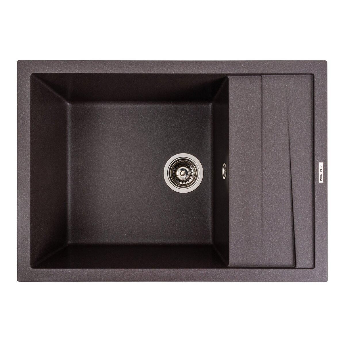 Кухонна мийка гранітна матова 7050 CASCADA Platinum Гренадин Кухонна мийка гранітна матова 7050 CASCADA Platinum Гренадин