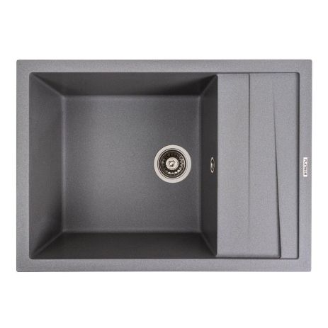 Кухонна мийка гранітна матова 7050 CASCADA Platinum Сірий муссон Кухонна мийка гранітна матова 7050 CASCADA Platinum Сірий муссон