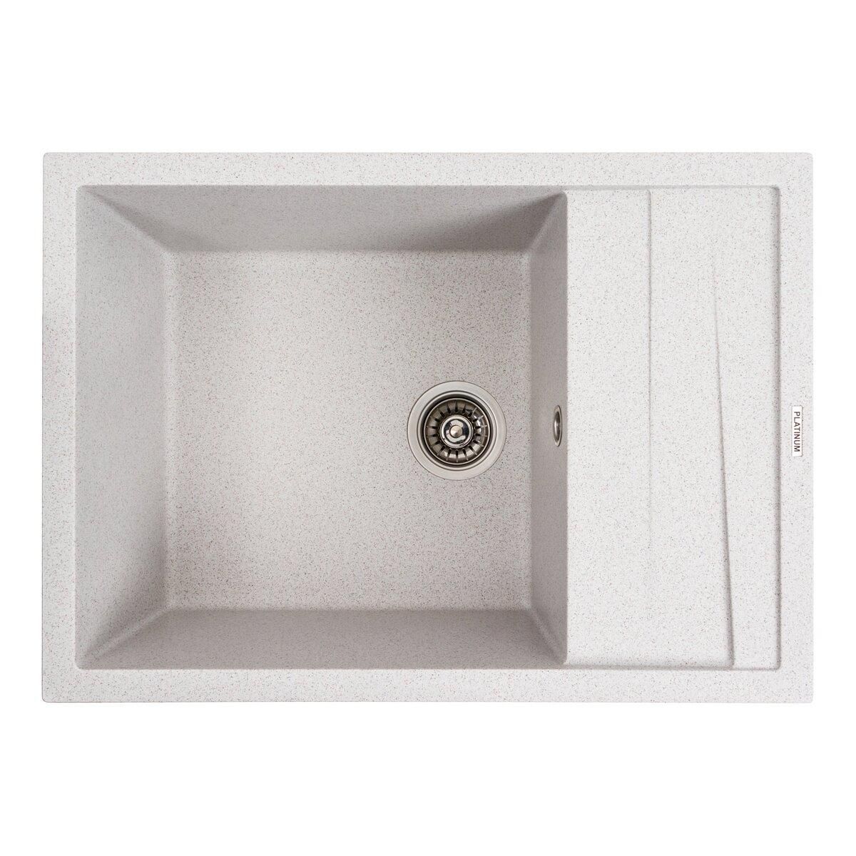 Кухонна мийка гранітна матова 7050 CASCADA Platinum Топаз Кухонна мийка гранітна матова 7050 CASCADA Platinum Топаз