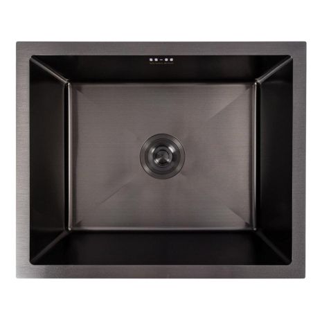 CM 54*44 Кухонна мийка PVD чорна (Work station) Valeso Handmade (монтаж під стільницю)