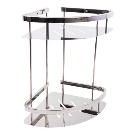 Дворівнева поличка у ванну кімнату VALESO 2203-2b-9 Gb