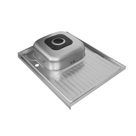 Кухонна мийка з нержавіючої сталі Valeso САТИН 8060 L (0,7/160 мм), прямокутна