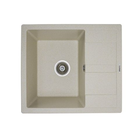 Гранітна мийка для кухні Platinum 5851 ARIA матова Пісок Гранітна мийка для кухні Platinum 5851 ARIA матова Пісок