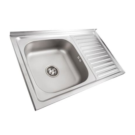Мийка кухонна з нержавіючої сталі Valeso ДЕКОР 8050 L (0,7/160 мм)