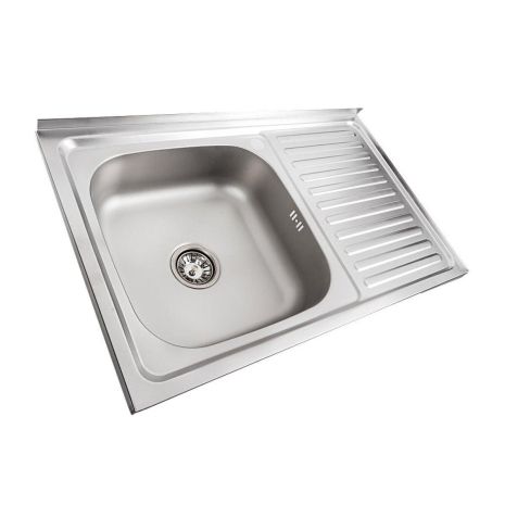 Мийка кухонна з нержавіючої сталі Valeso ДЕКОР 8050 L (0,7/160 мм)