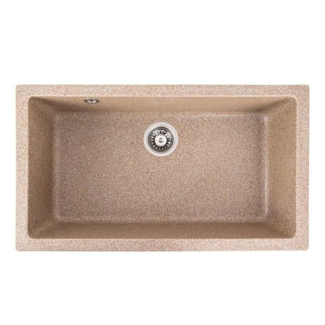 Гранитная мойка для кухни Platinum 7945 Paruana матовая (карамель) Гранитная мойка для кухни Platinum 7945 Paruana матовая (карамель)