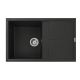 Гранітна мийка для кухні Platinum 7950 Selena матова Чорна Гранітна мийка для кухні Platinum 7950 Selena матова Чорна