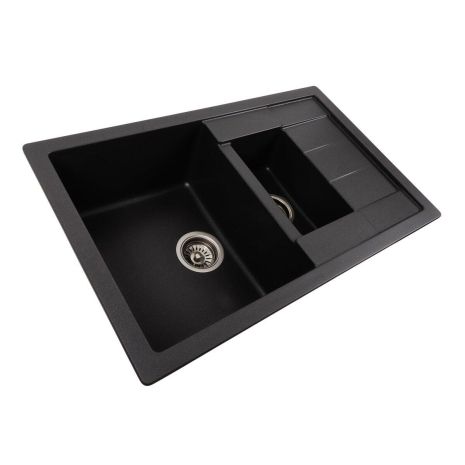 Гранітна мийка для кухні VALESO 7850W TOSKANA матова Моріон