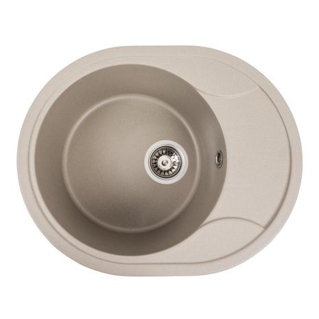 Гранитная мойка для кухни VALESO 5847 ONYX в матовом цвете Титан