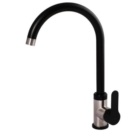 Змішувач для кухні з нержавійки Zerix LR74105B