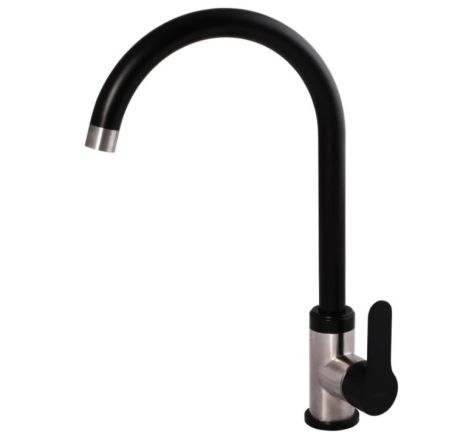 Змішувач для кухні з нержавійки Zerix LR74105B