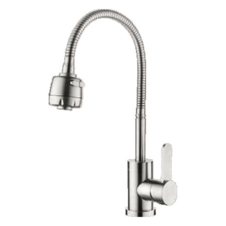 Змішувач для кухні з нержавійки Zerix Lux 011 Reflector