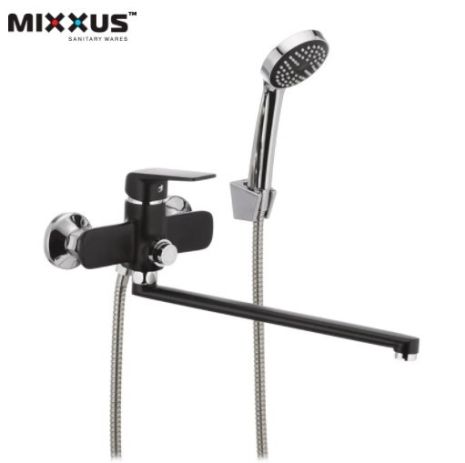 Змішувач для ванної Mixxus Oregon 006 button black Змішувач для ванної Mixxus Oregon 006 button black