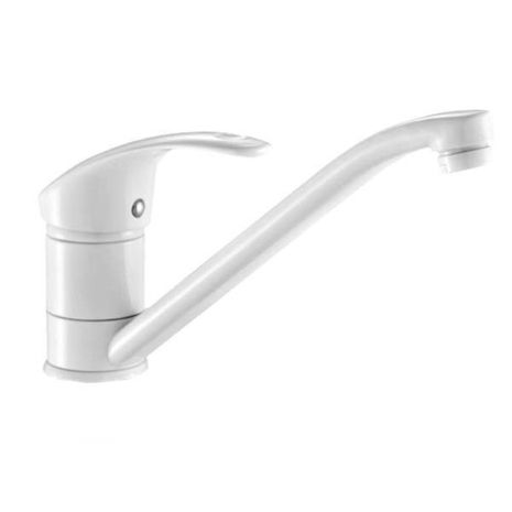 Змішувач для кухні Haiba Mars 004 White