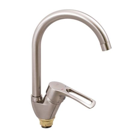 Змішувач для кухні нержавійка Cron HANSBERG 777