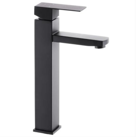 Змішувач для умивальника Mixxus KUB 001 High Black високий Змішувач для умивальника Mixxus KUB 001 High Black високий