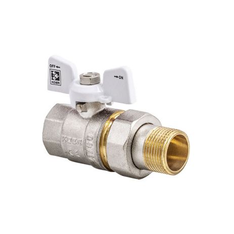 Кран з американкою KOER 3/4" (KR.227.W) WHITE Кран з американкою KOER 3/4" (KR.227.W) WHITE