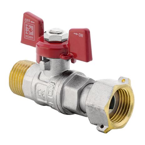 Кран кульовий KOER 1/2" ГШБ з накидною гайкою Кран кульовий KOER 1/2" ГШБ з накидною гайкою