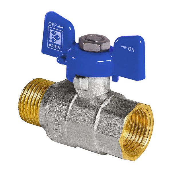 Кран шаровый KOER 3/4" ГШБ (KR.218.B) Кран шаровый KOER 3/4" ГШБ (KR.218.B)