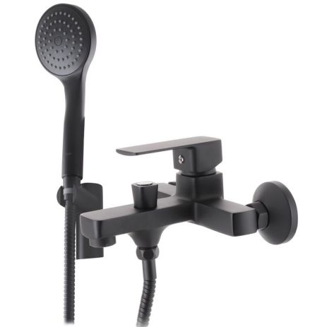 Змішувач для ванни Haiba Kubus 009 Euro Чорний Змішувач для ванни Haiba Kubus 009 Euro Чорний