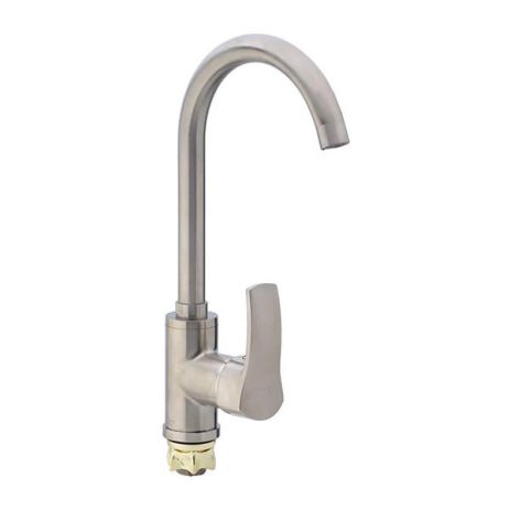 Змішувач для кухонної мийки ZERIX SAR 181-B НЕРЖАВІЙКА