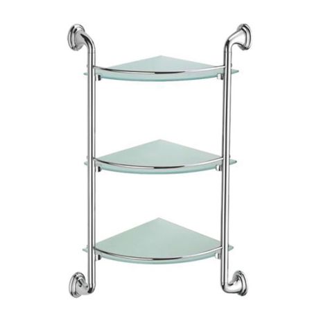 Полиця кутова 3-ярусна ZERIX LR1507-3 Полиця кутова 3-ярусна ZERIX LR1507-3