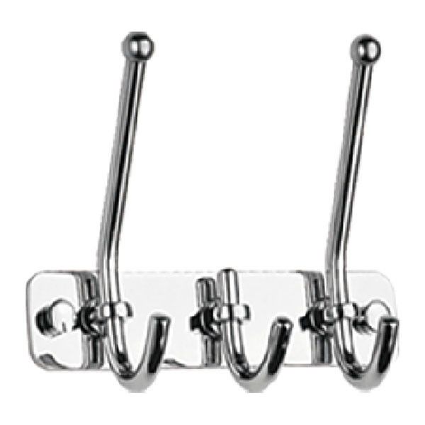 Планка з 3-ма гачками ZERIX LR201-3 Планка з 3-ма гачками ZERIX LR201-3