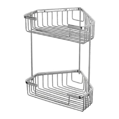 Полиця кутова 2-ярусна (решітка) ZERIX LR335-1 Полиця кутова 2-ярусна (решітка) ZERIX LR335-1