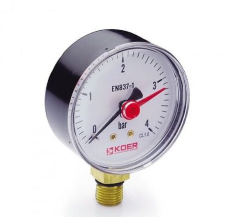 Манометр 4 бари Koer 621R