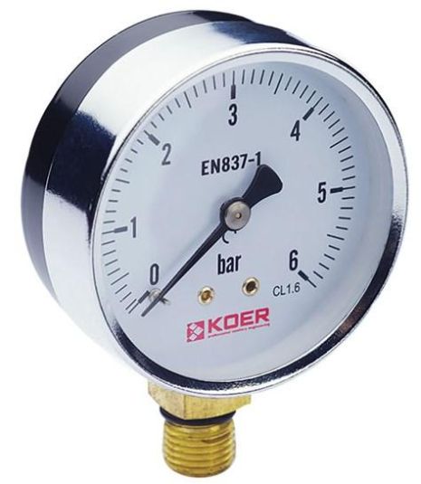 Манометр радіальний Koer 6 бар 610R