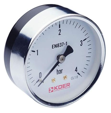 Манометр аксіальний 4 бари Koer KM 611