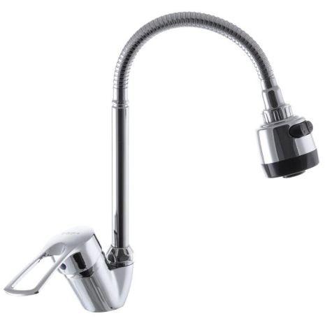 Змішувач для кухні з гнучким виливом G-Ferro Hansberg 777