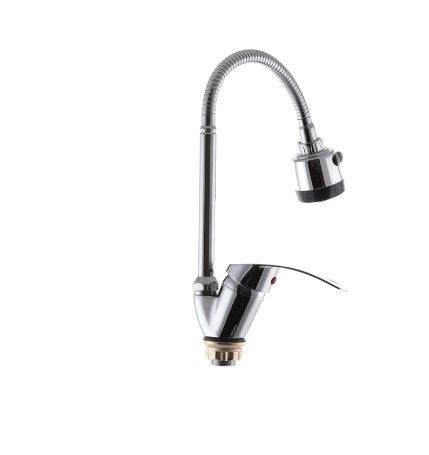 Змішувач для кухні з гнучким виливом G-Ferro Mars 777