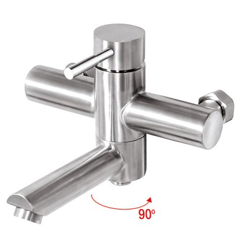 Смеситель для ванны из нержавейки Mixxus SUS-009 (EURO)