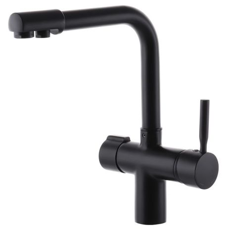 Змішувач для кухні Haiba Hans 021 Black