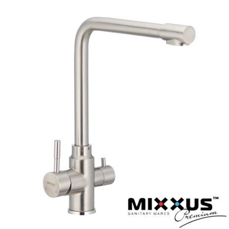 Змішувач для кухні з фільтром із нержавіючої сталі Mixxus Sus 021