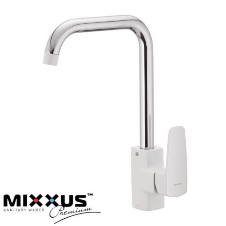 Змішувач для кухні Mixxus Missouri 014-G Гайка (White) Змішувач для кухні Mixxus Missouri 014-G Гайка (White)