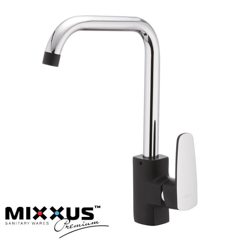 Змішувач для кухні Mixxus Missouri 014-G Гайка (Black) Змішувач для кухні Mixxus Missouri 014-G Гайка (Black)