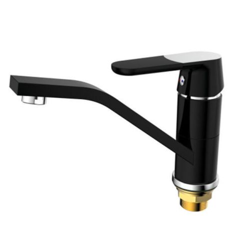 Змішувач для кухні Mixxus Premium Tiger 555-15Cm Гайка (Black) Змішувач для кухні Mixxus Premium Tiger 555-15Cm Гайка (Black)