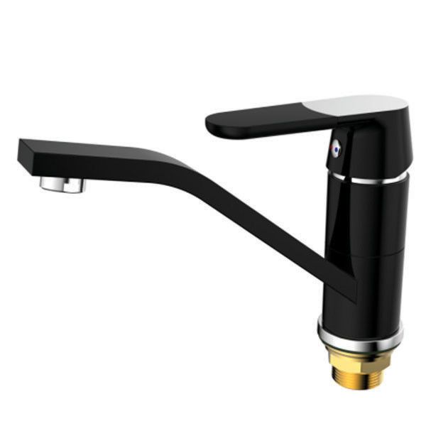 Змішувач для кухні Mixxus Premium Tiger 555-15Cm Гайка (Black) Змішувач для кухні Mixxus Premium Tiger 555-15Cm Гайка (Black)