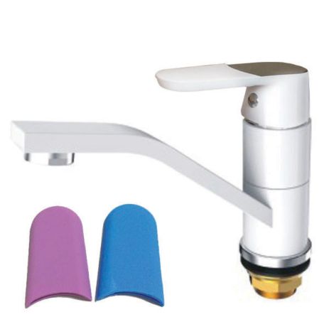 Змішувач для кухні Mixxus Premium Tiger 555-15Cm Гайка (White) Змішувач для кухні Mixxus Premium Tiger 555-15Cm Гайка (White)