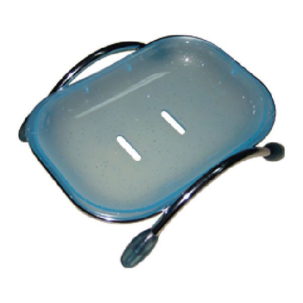 Мильниця настільна пластик синій ZERIX LR334 Мильниця настільна пластик синій ZERIX LR334