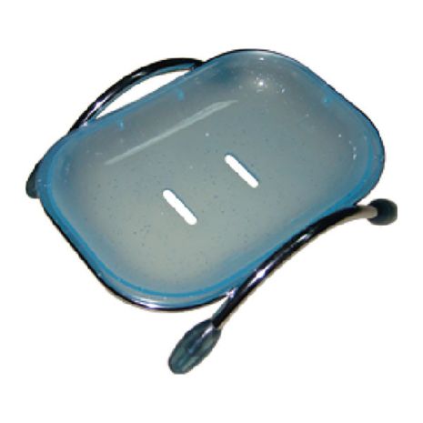 Мильниця настільна пластик синій ZERIX LR334