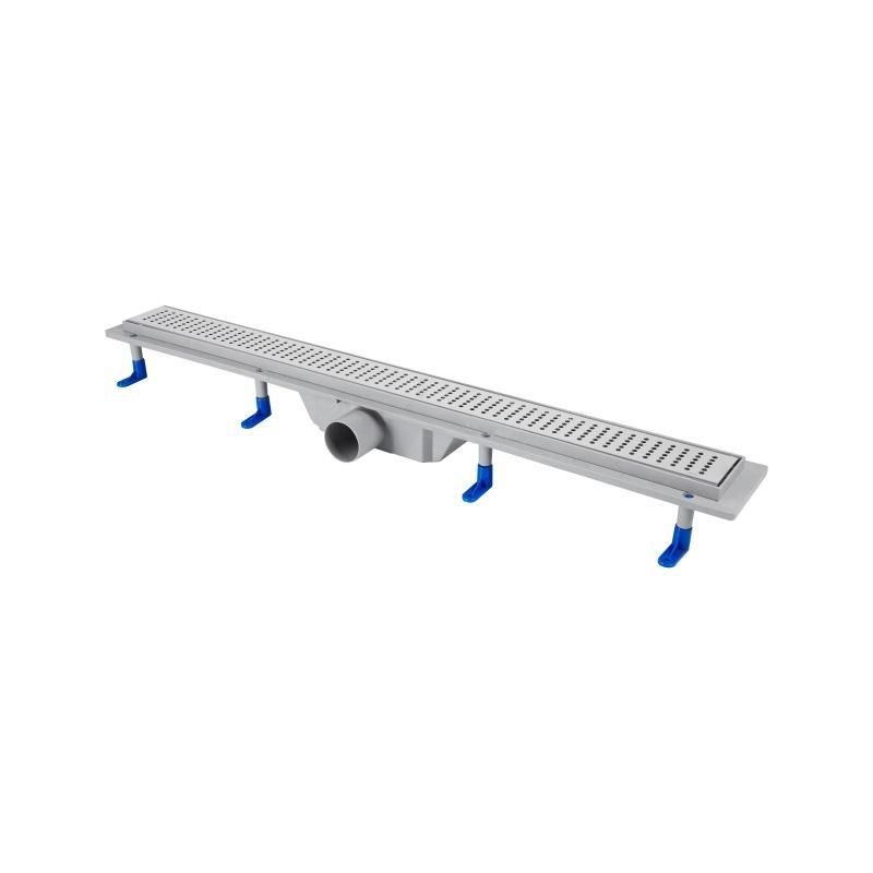 Трап лінійний Qtap Dry FB304-800 з нержавіючої сіткою 800х73 Трап лінійний Qtap Dry FB304-800 з нержавіючої сіткою 800х73