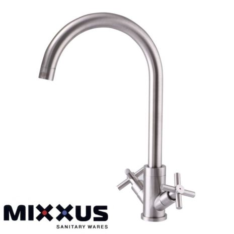 Змішувач для кухні з нержавійки Dve 011 Змішувач для кухні з нержавійки Dve 011