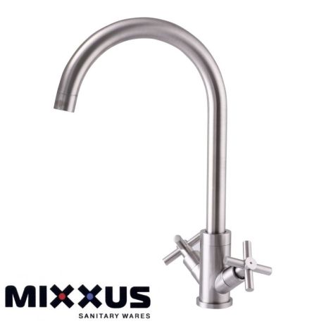 Змішувач для кухні з нержавійки Dve 011 Змішувач для кухні з нержавійки Dve 011