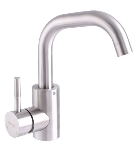 Змішувач для умивальника з нержавіючої сталі Mixxus SUS-001-G Змішувач для умивальника з нержавіючої сталі Mixxus SUS-001-G